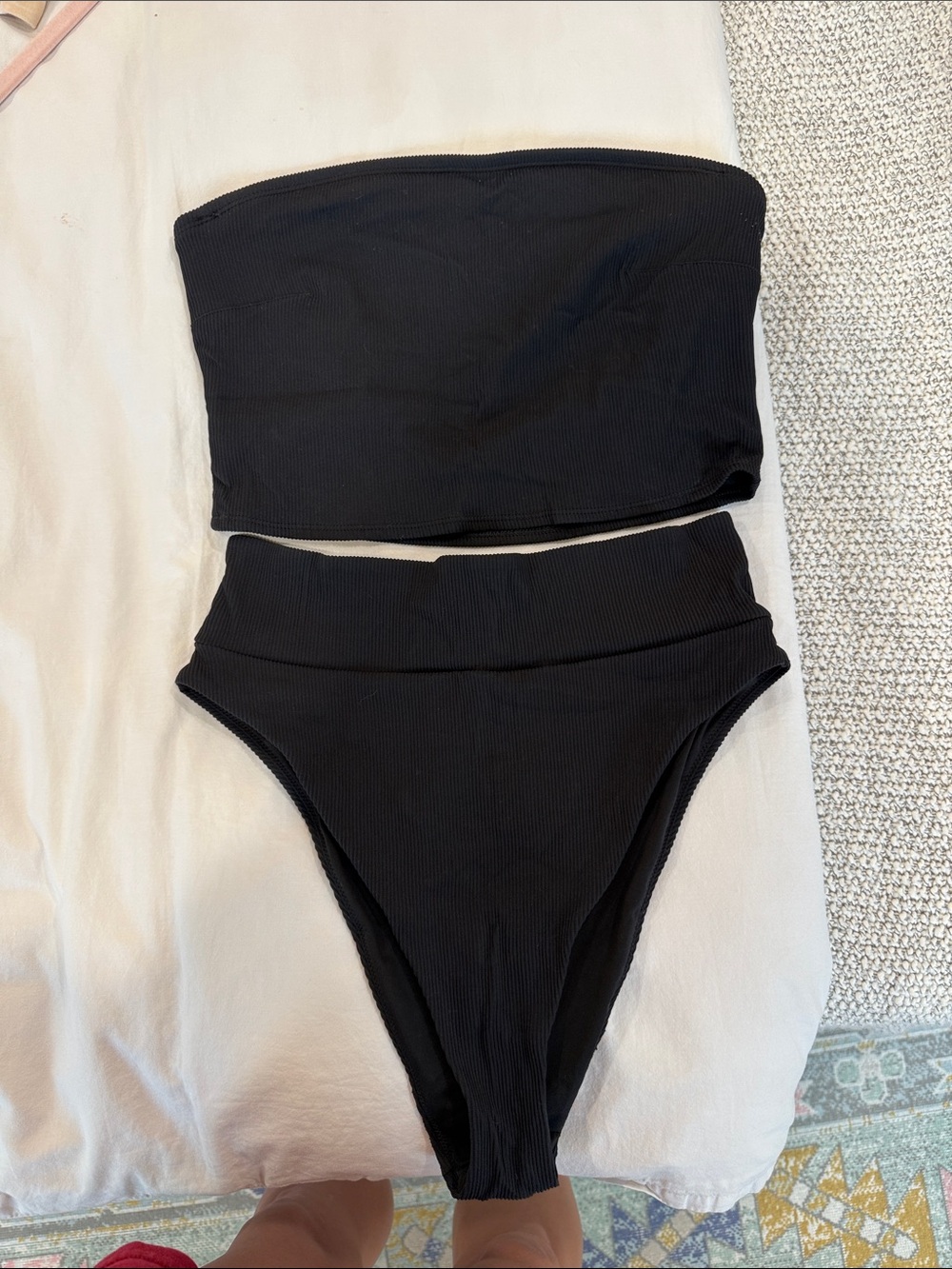 Aerie black bathing suit size L